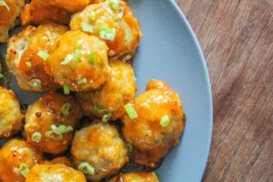 Keto Firecracker Chicken Meatballs - Fit Mom Journey