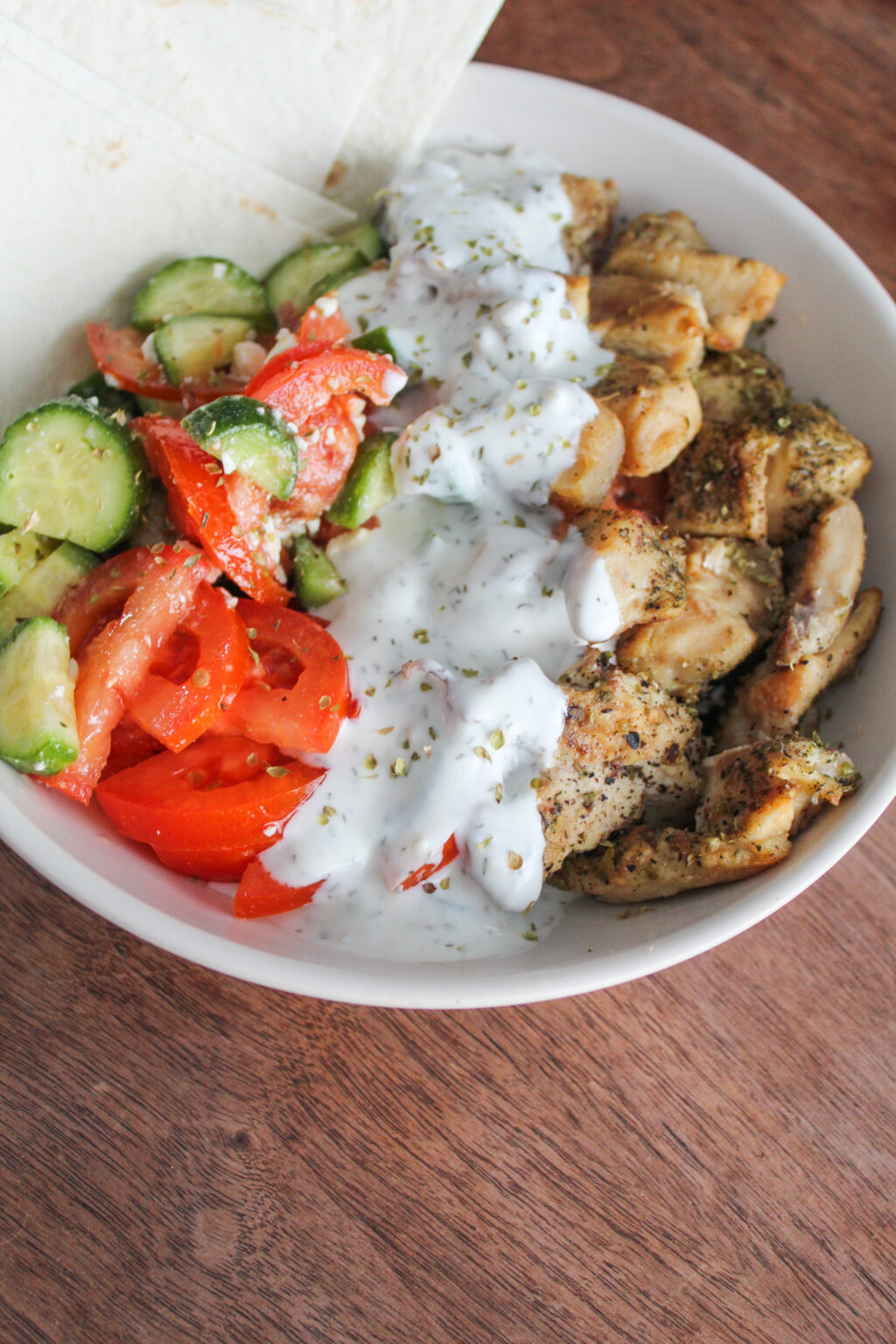 Low Carb Greek Chicken Bowls - Fit Mom Journey