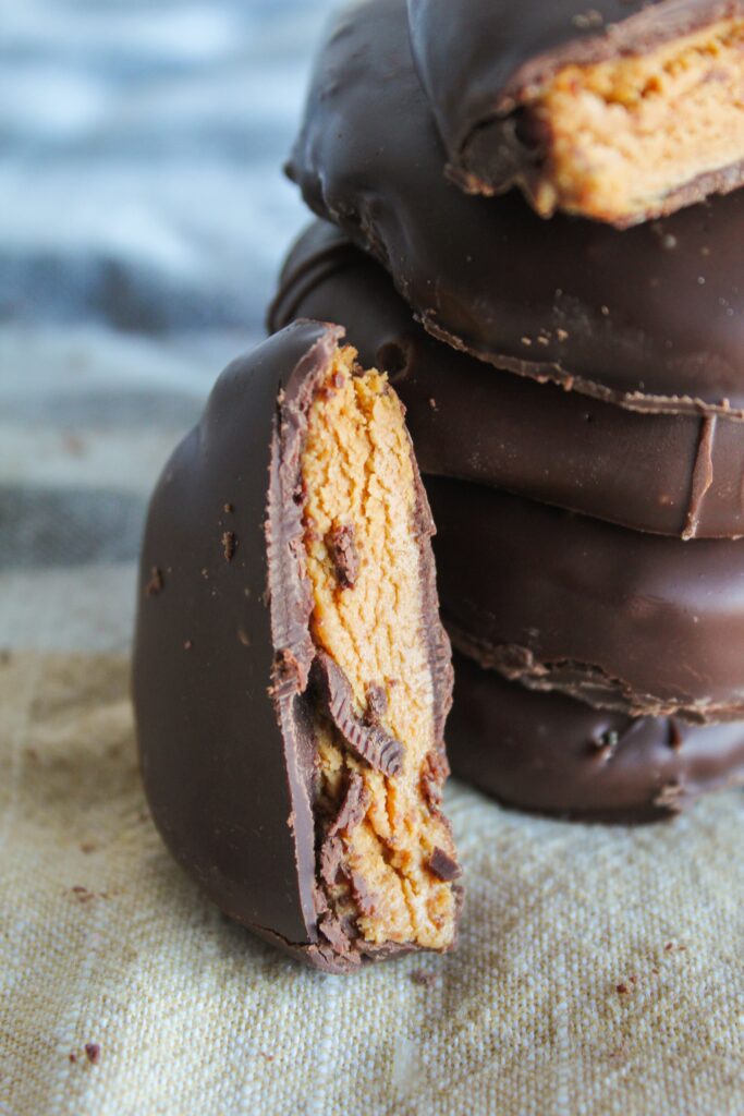 A classic Easter egg candy made keto, these Reese's copycat Keto Peanut Butter Eggs are a wonderful low carb, high fat substitute that is easy to make and so, so satisfying.