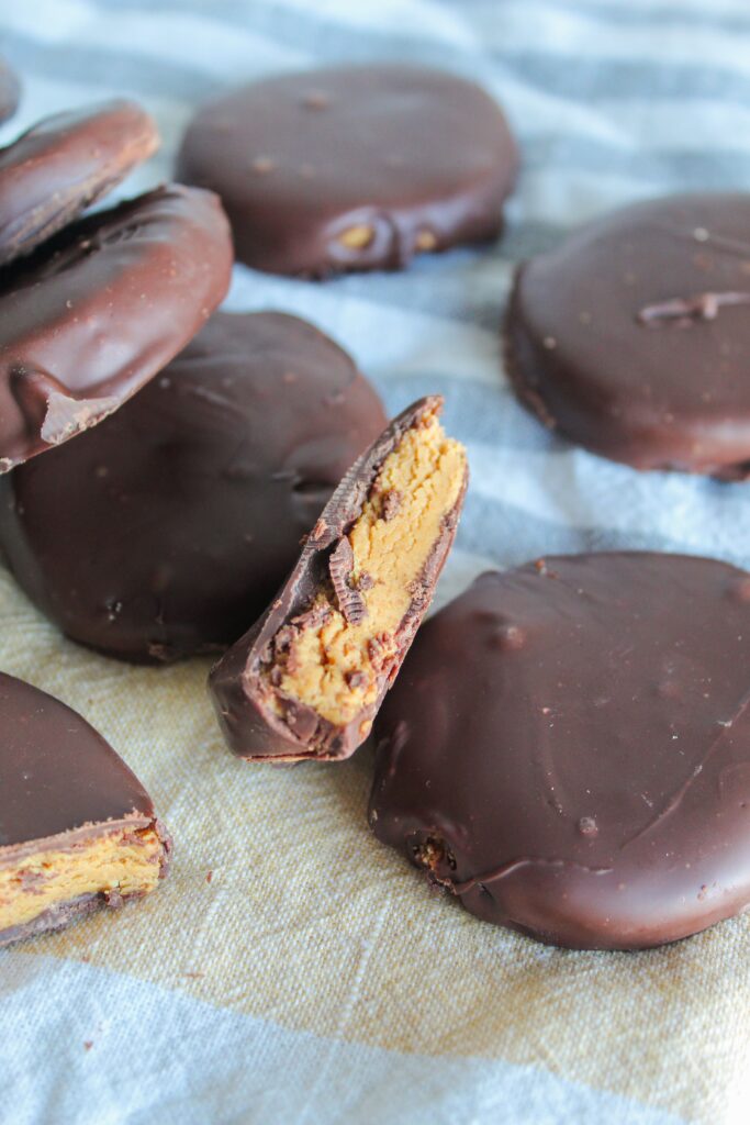 A classic Easter egg candy made keto, these Reese's copycat Keto Peanut Butter Eggs are a wonderful low carb, high fat substitute that is easy to make and so, so satisfying.
