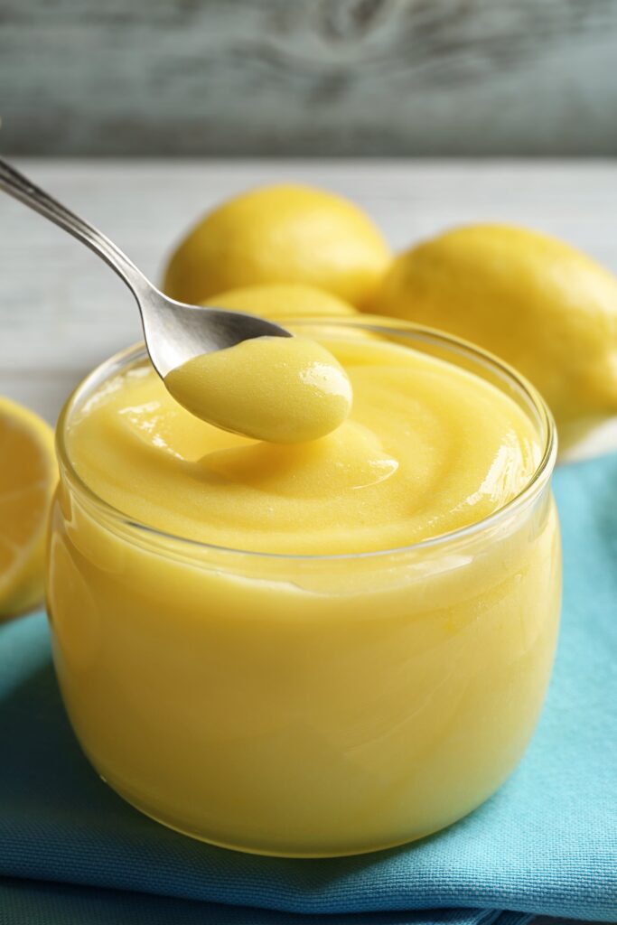 Classic lemon curd, but made keto!  Keto Lemon Curd is made in minutes, with simple ingredients and easy preparation.  A timeless favorite delicious on baked goods, dessert, or on it's own!