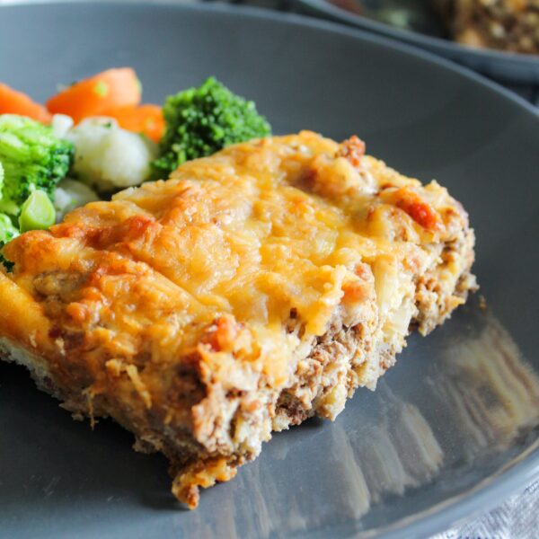 Keto Bacon Cheeseburger Casserole - Fit Mom Journey