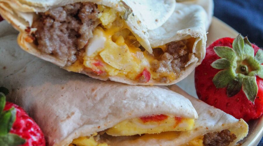 Make-ahead Keto Breakfast burritos are a McDonalds copycat recipe, made low carb, ketogenic, and a THM:S.  They freeze and reheat well and can be prepared ahead of time for breakfasts all week - or month!