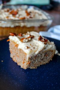 Perfectly spiced and incredibly moist, Keto Spice Cake with Browned Butter Cream Cheese Frosting is the perfect holiday season cake.  Fits keto or low carb macros, free of gluten or grains, and is a THM:S.
