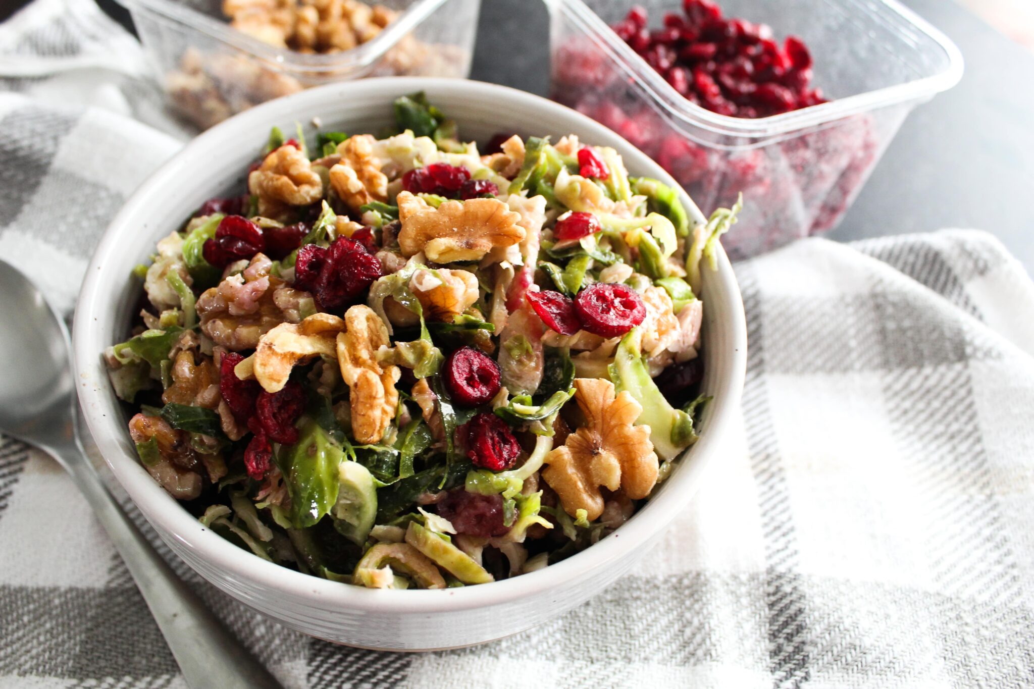 Keto Shaved Brussel Sprout Salad Fit Mom Journey