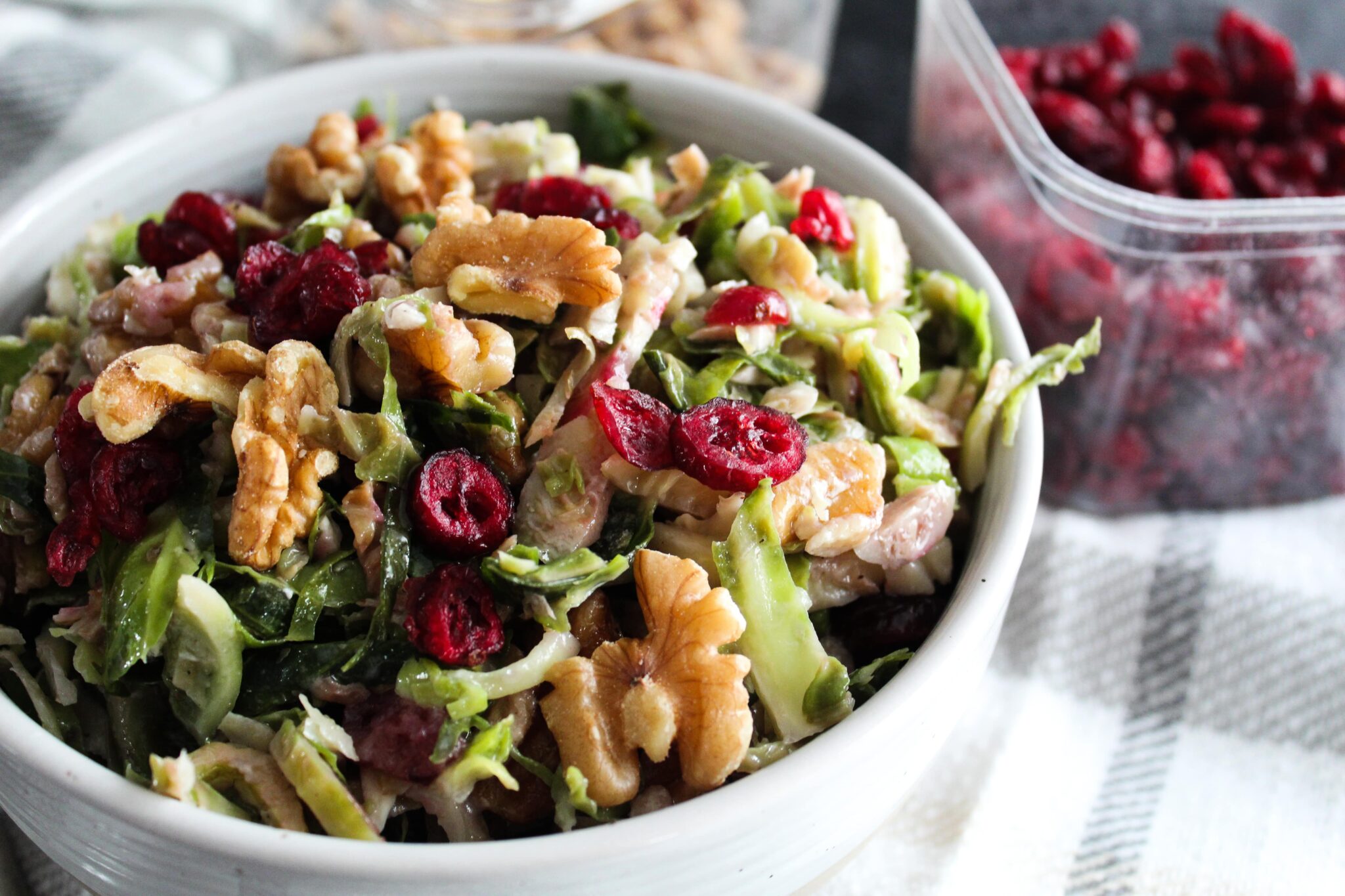 Keto Shaved Brussel Sprout Salad Fit Mom Journey