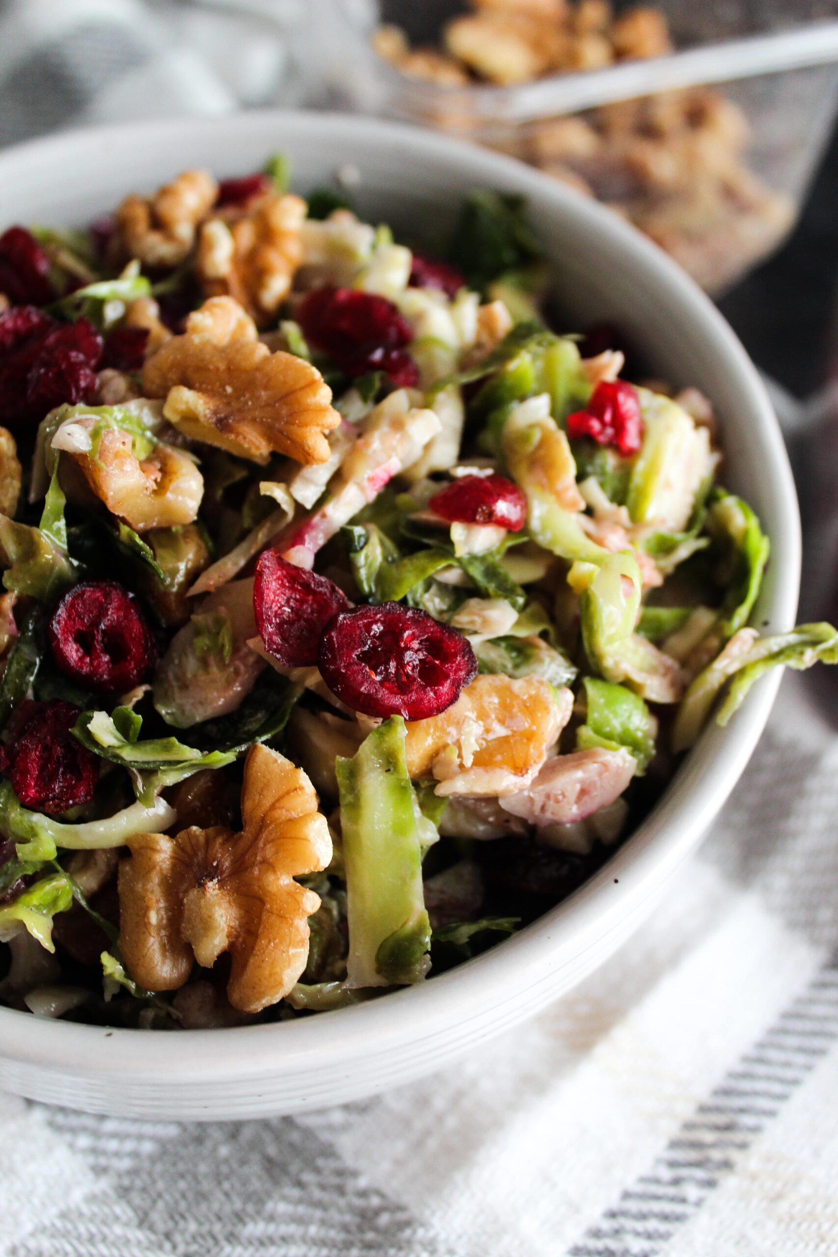 Keto Shaved Brussel Sprout Salad Fit Mom Journey