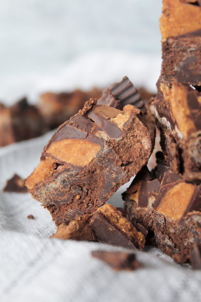 This easy Keto Peanut Butter Cup Fudge requires only a few readily available ingredients, about 5 minutes of work, and is perfect to keep on hand for a sweet treat!