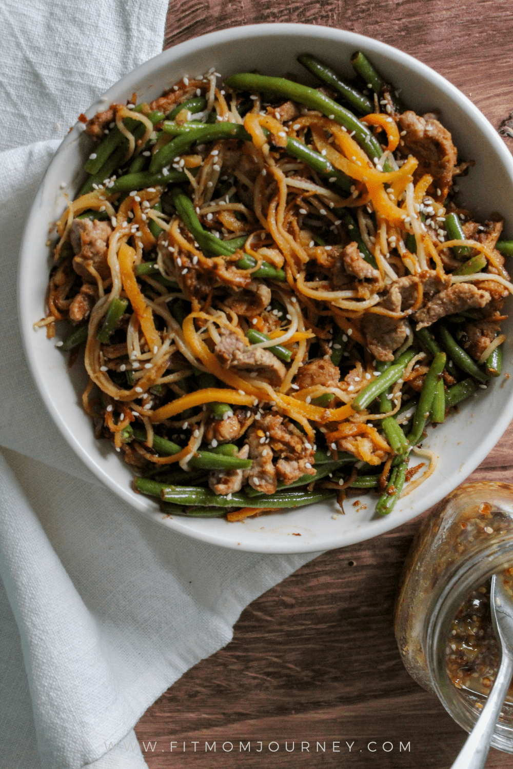 Keto Spicy Garlic Stir Fry with Pork - Fit Mom Journey