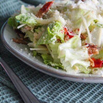 Pasta House Salad Recipe {Low Carb, Ketogenic, THM:S, Sugar Free, Grain Free}