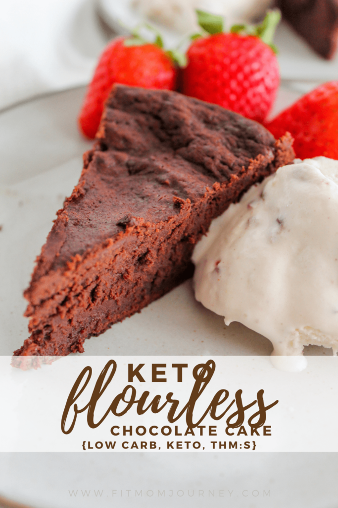 This easy Keto Flourless Chocolate Cake is one of the BEST chocolate cake recipes.  It is rich, silky, and decadent: the perfect dessert for any occasion.  This cake is low carb, ketogenic, a THM:S, sugar free, and grain free.