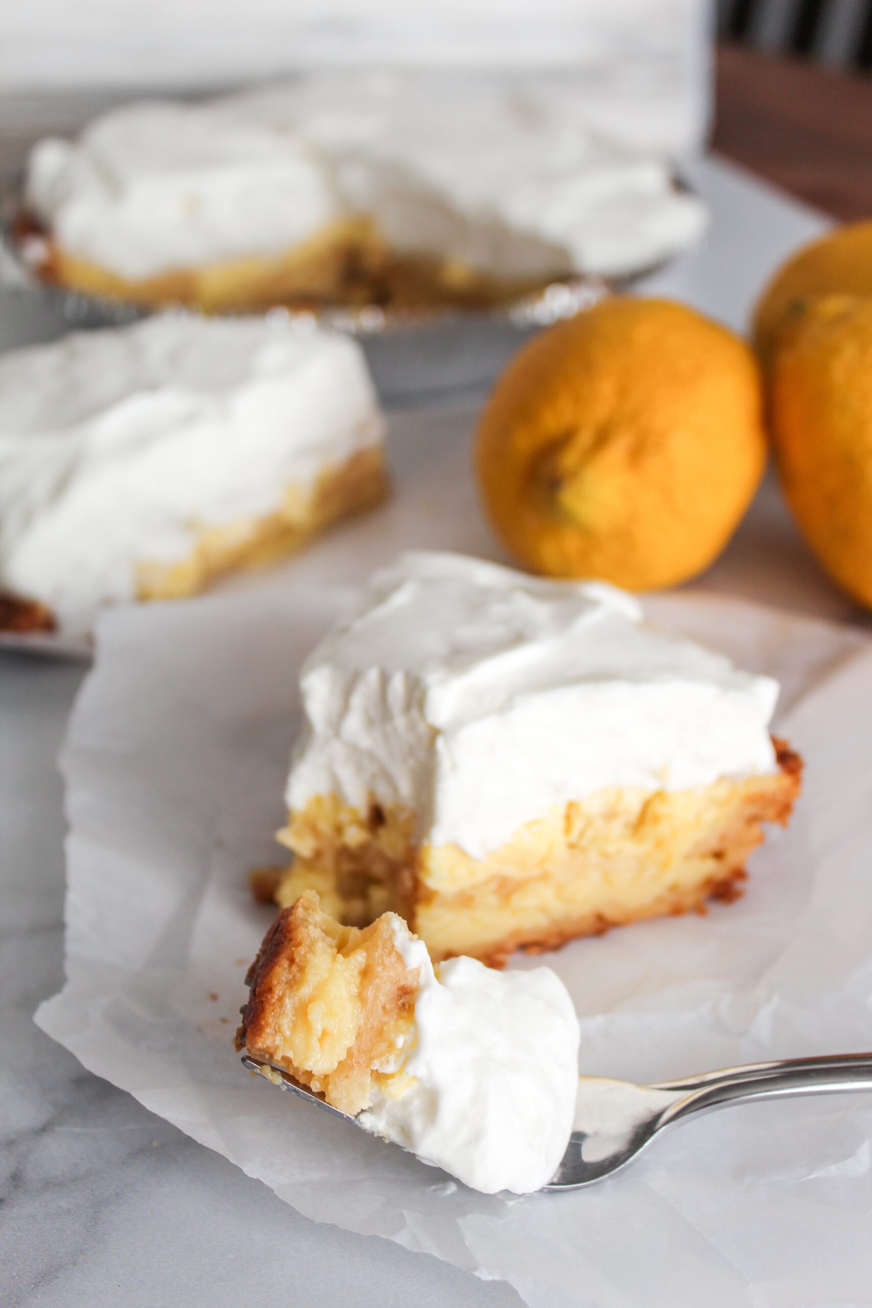 Keto Lemon Sour Cream Pie Fit Mom Journey