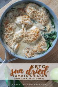 Keto Sun Dried Tomato Chicken - Fit Mom Journey