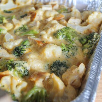 Keto Chicken Broccoli Cheese Casserole