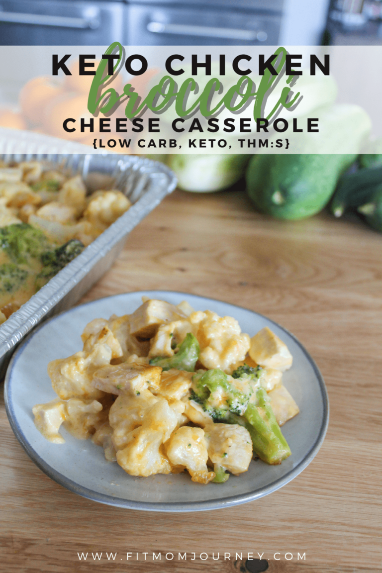 Keto Chicken Broccoli Cheese Casserole - Fit Mom Journey
