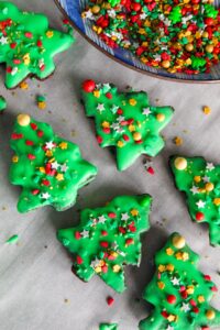 Don't miss out on some of Christmas' best treats and make Keto Brownie Christmas Trees. I've got 3 options for making them - ranging from fully homemade to using a mix to get to the finished project - for whatever your macros and way of eating require.  Low Carb, Ketogenic, a THM:S, Sugar Free.