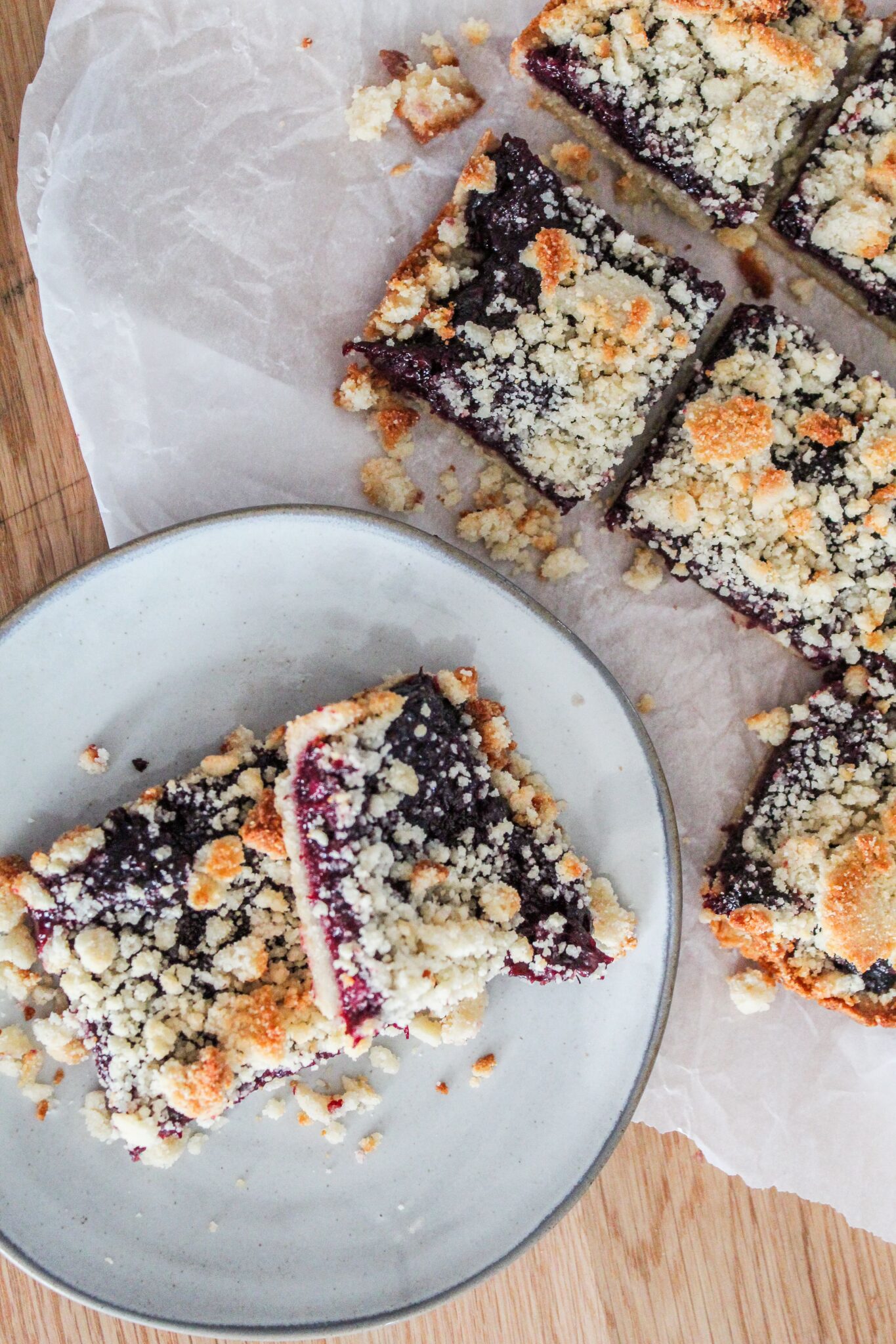 Keto Blackberry Crumble Bars Fit Mom Journey