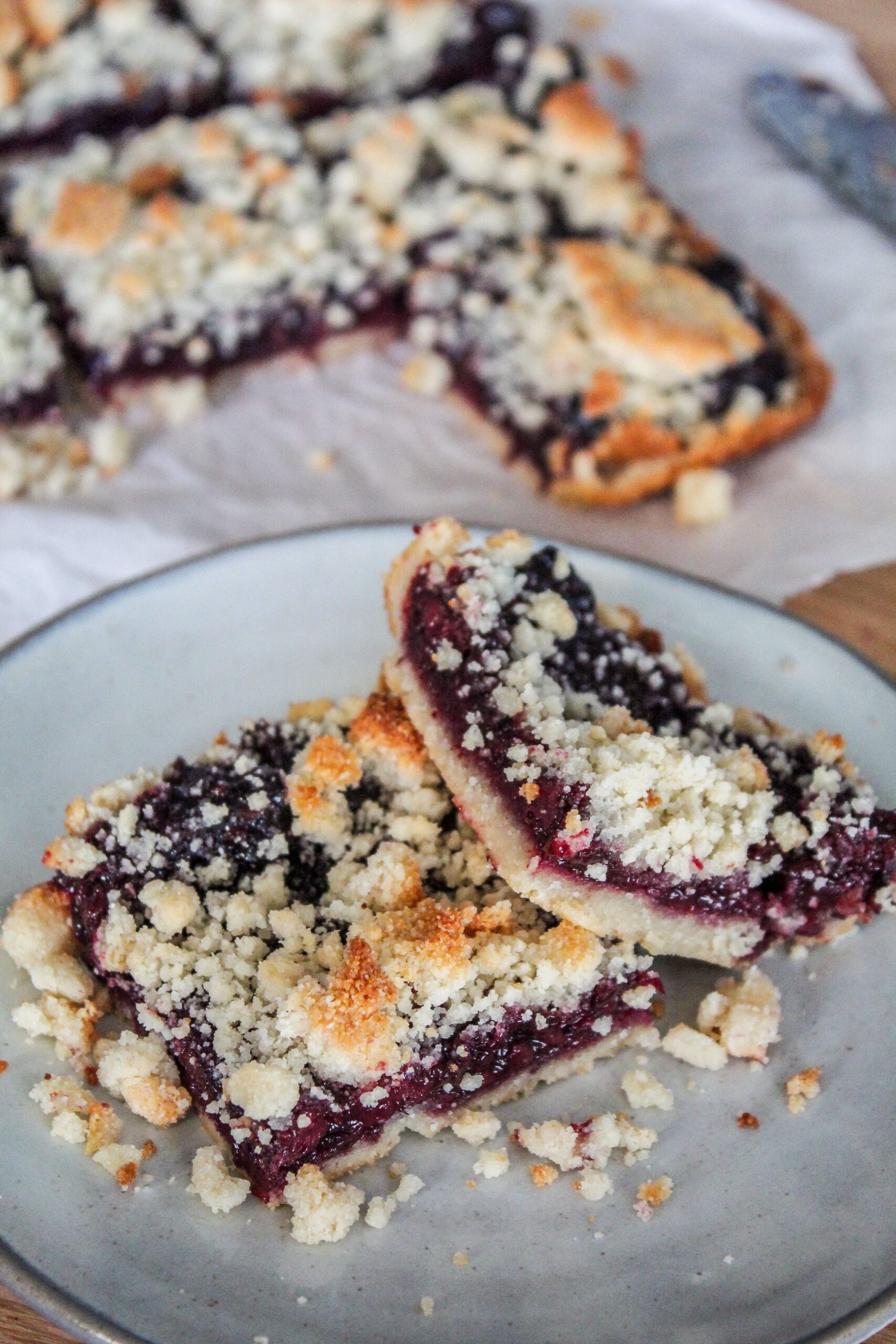 Keto Blackberry Crumble Bars Fit Mom Journey