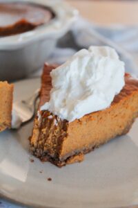 Low Carb Pumpkin Pie with Pecan Crust - Fit Mom Journey