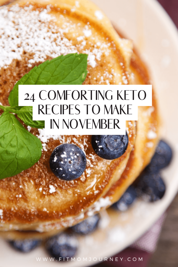 November is the season for comforting recipes. We've got Keto Thanksgiving, Christmas prep, colder weather blowing in, and lots of fun, in-season flavors. These keto november recipes use up the last of the pumpkin, and squash and turn to some new vegetables like brussels sprouts, cranberries, pears and apples, parsnips, turnips, squash, mushrooms, and nuts like walnuts and pecans. It's time to get excited for November!
