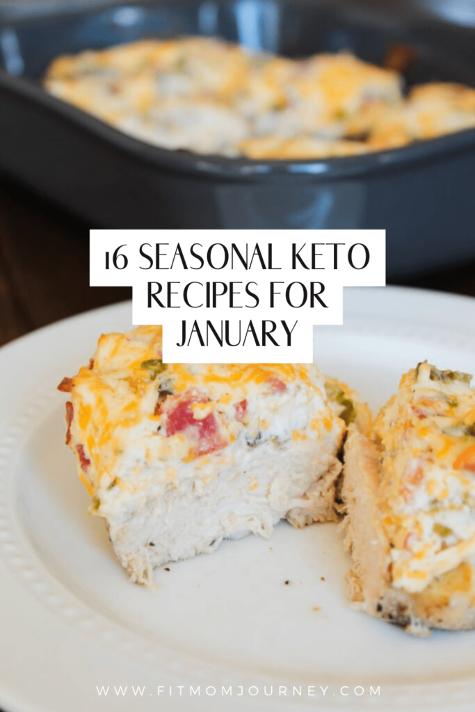 Healthy Keto recipes to cook in January.  From hearty breakfasts, make-ahead lunches, and low carb desserts, these delicious recipes are perfect for meal prep using in-season ingredients and flavors.