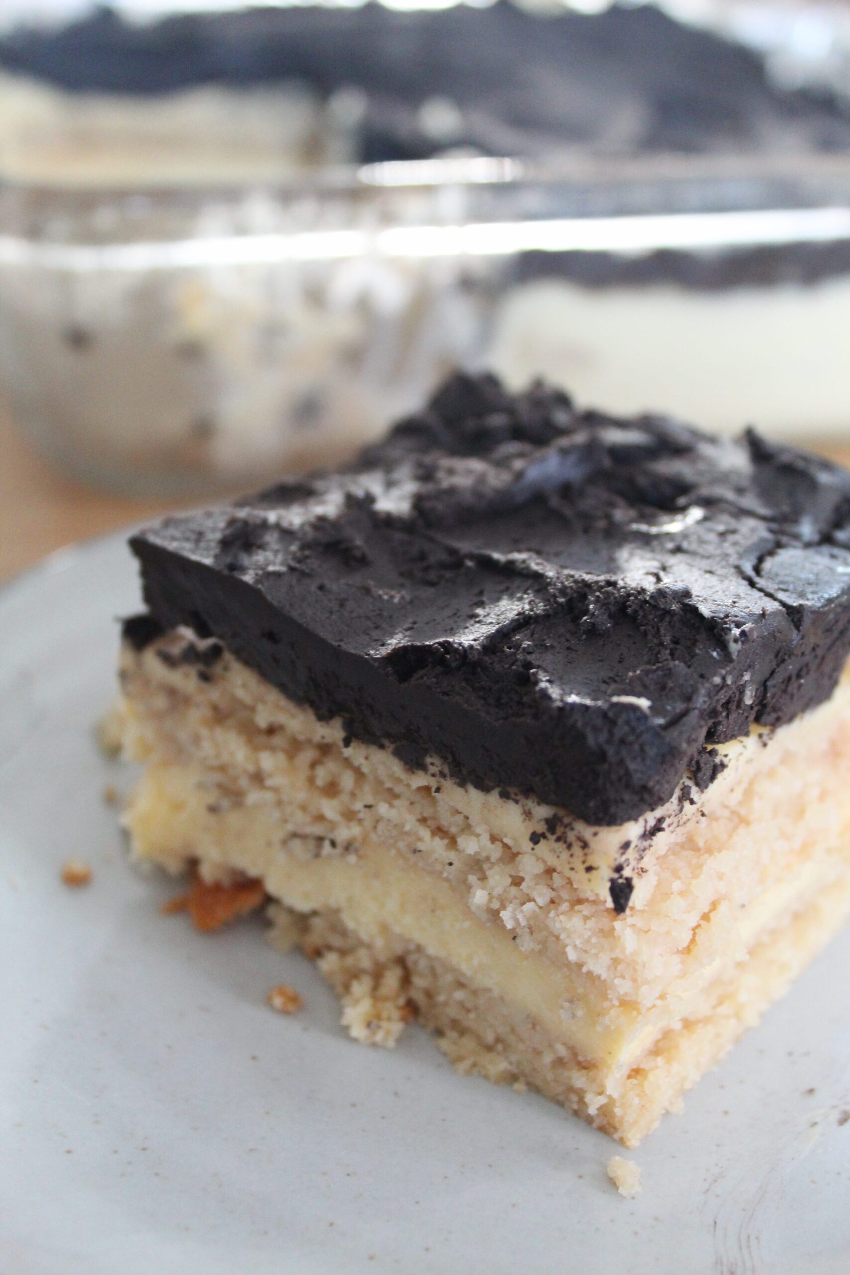 Keto Chocolate Eclair Cake Fit Mom Journey