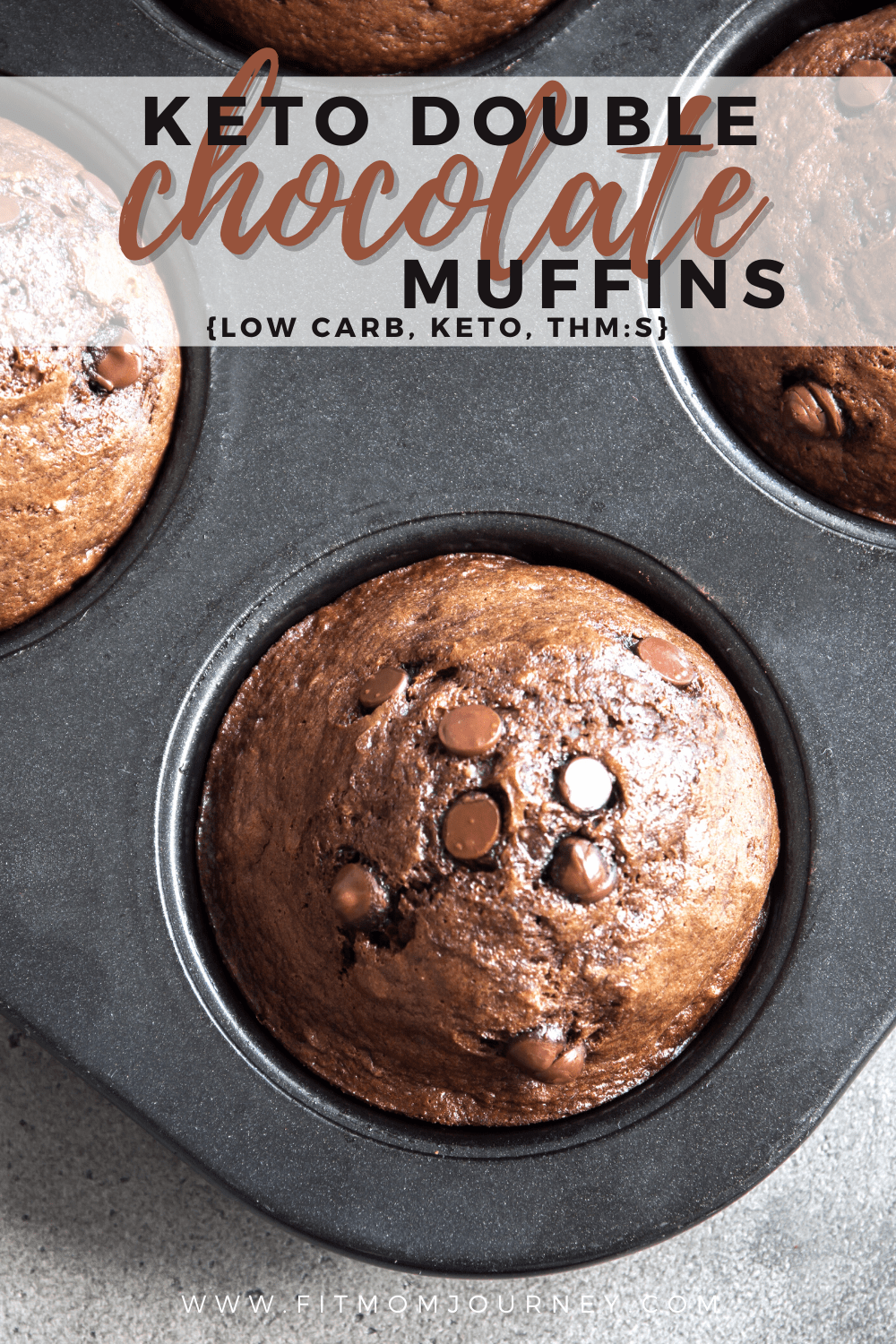 Keto Double Chocolate Muffins Fit Mom Journey
