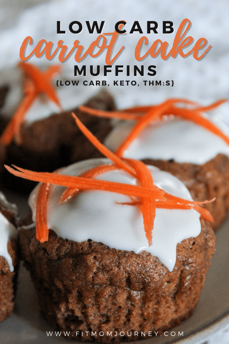 Low Carb Carrot Cake Muffins Keto, THMS, 2.7 g net carbs) Fit Mom