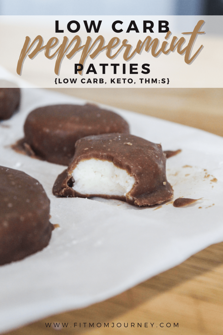 Easy Low Carb Peppermint Patties (Low Carb, Ketogenic, THMS) Fit Mom