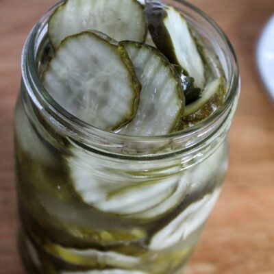Quick & Easy Keto Refrigerator Pickles (sugar free)