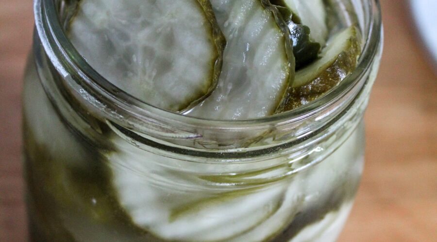 Quick & Easy Keto Refrigerator Pickles are bursting with tangy dill and garlic flavor, a kick of spice, and super crunchy. Homemade pickles made in the refrigerator - better than the grocery store, and better for you!
