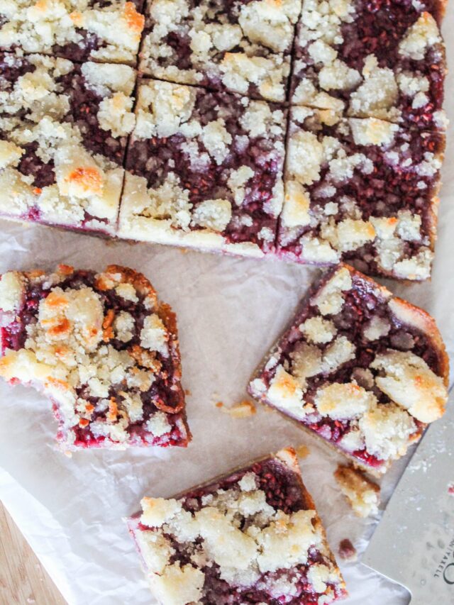 Keto Raspberry Crumble Bars Story Fit Mom Journey