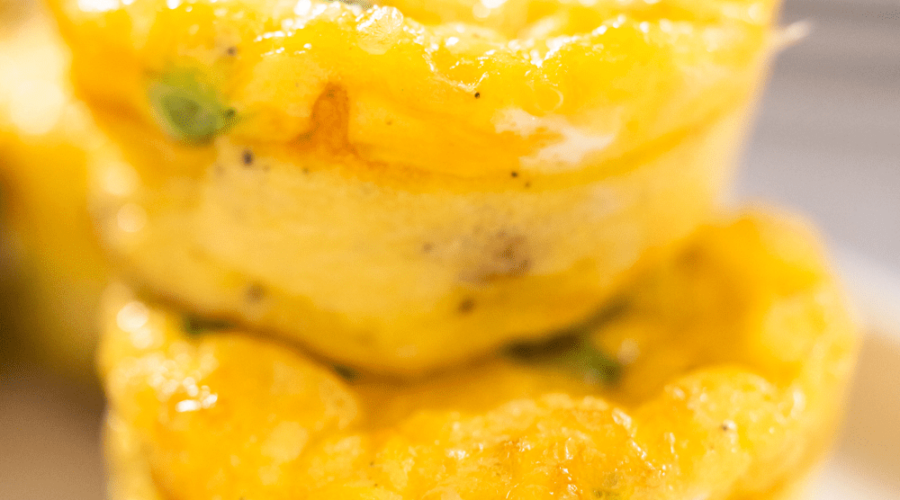 Keto Egg Muffins are a big batch meal prep recipe you can make once and eat during busy mornings all week! These are made using ham and cheese, but the options are endless. Low Carb, Ketogenic, THM:S, Sugar Free, and Grain Free.