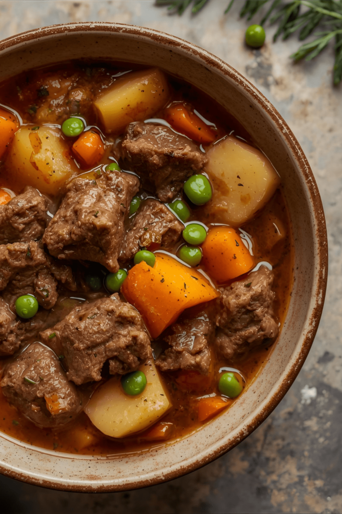 An absolutely delicious slow cooker beef stew recipe I've perfected over the years to combine tender beef stew meat, red wine, garlic, onions, and tender carrots and potatoes into the perfect hearty dish. This beef stew is incredibly easy and delicious. Crockpot beef stew is a set and forget meal making dinner time incredibly easy.