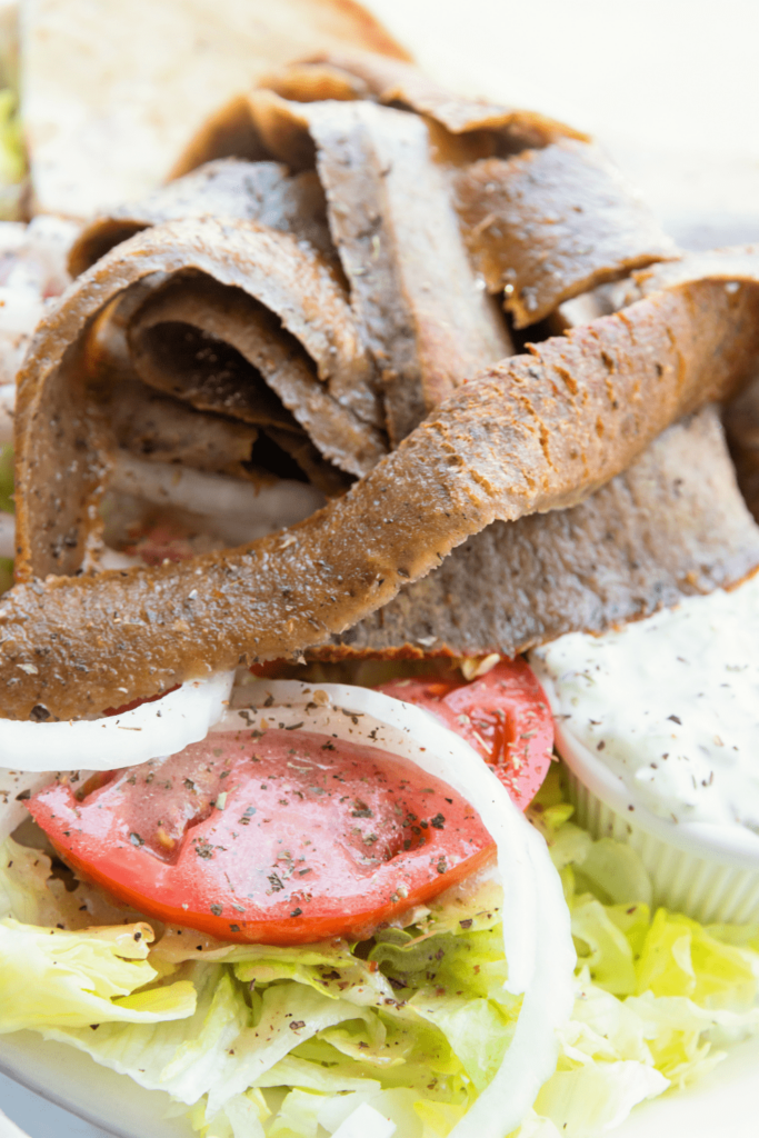 Tired of paying for gyro meat with lots of suspect ingredients? Make your own homemade gyro meat with this super easy recipe! Savory, tender, easy gyro meat in a snap!