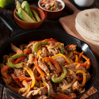 Restaurant Style Chicken Fajitas – High protein, homemade